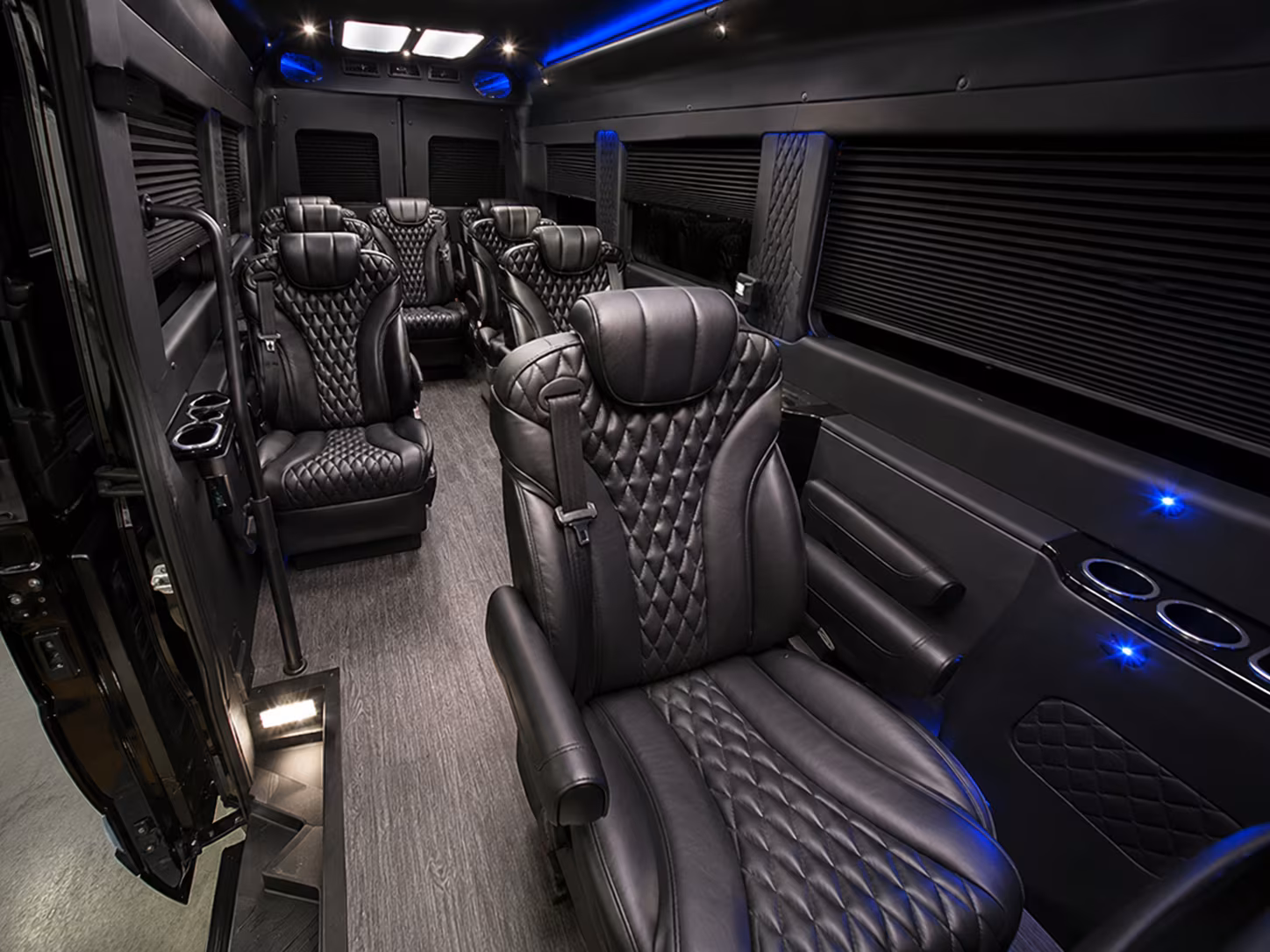 springdale employee transportation onboard seating